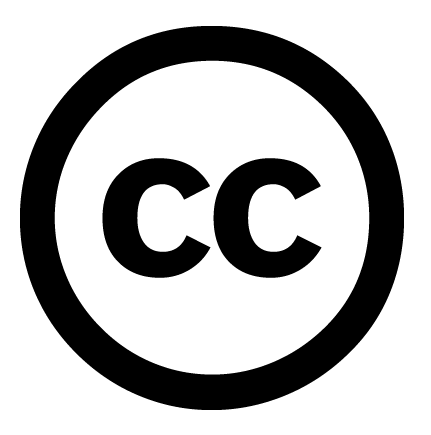 Icono general de Creative Commons, que consiste en dos letras ce dentro de un círculo